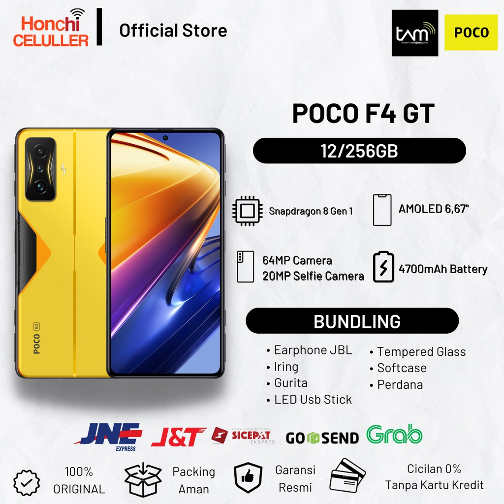Jual Xiaomi POCO F4 GT 12/256GB Garansi Resmi POCO Indonesia TAM ...