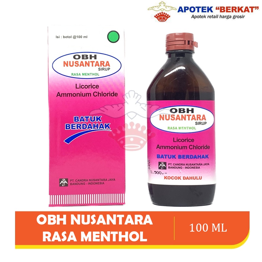 Jual Obh Nusantara Syrup Obat Batuk Berdahak 100ml Shopee Indonesia