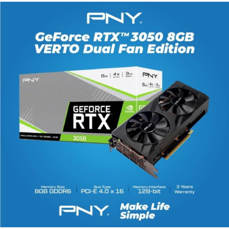 Rtx 3050 Pny Rtx 3070 8gb Dual Fan Pny Shopee 3070 VGA PNY GeForce