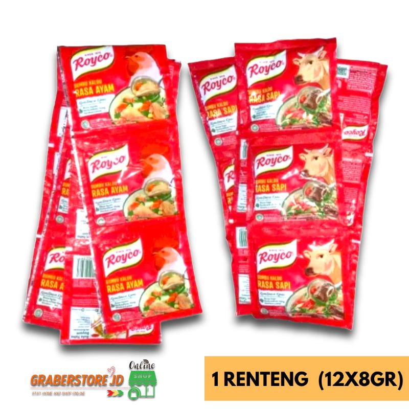 Jual Royco Sachet 9grx12 sachet Sapi /Ayam | Shopee Indonesia