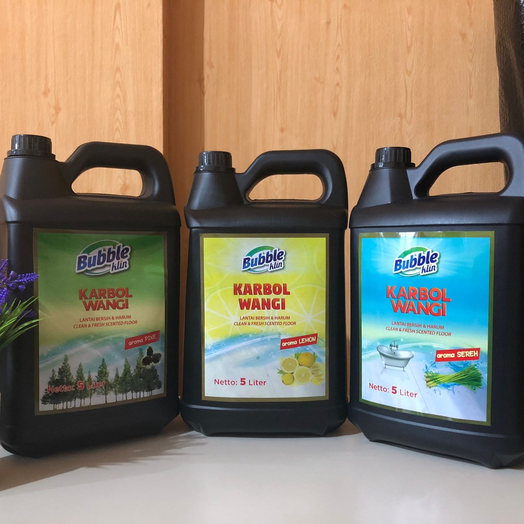 Jual PEMBERSIH LANTAI BUBBLE KLIN KARBOL 5 LITER Shopee Indonesia