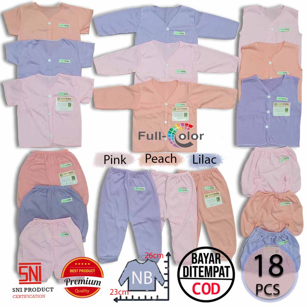 Jual 18 PCS Paket Baju Bayi Perempuan Celana Bayi Setelan Bayi Baju ...