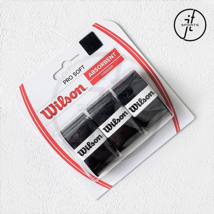 Jual Overgrip Raket Tenis Wilson Pro Soft Tennis Racket Grip 3 in 1