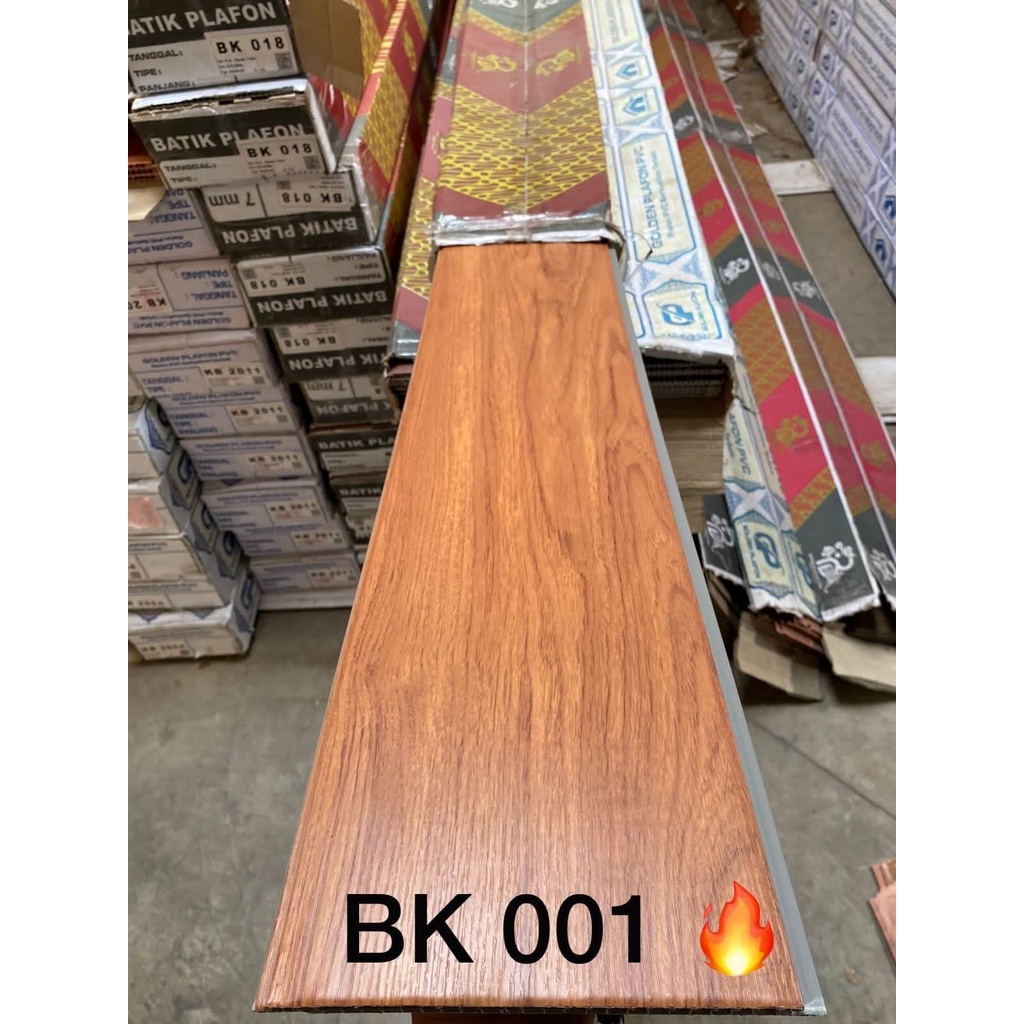 Jual Plafon Pvc Batik Laminate Serat Kayu Doff BK 001 - BK 001N ...