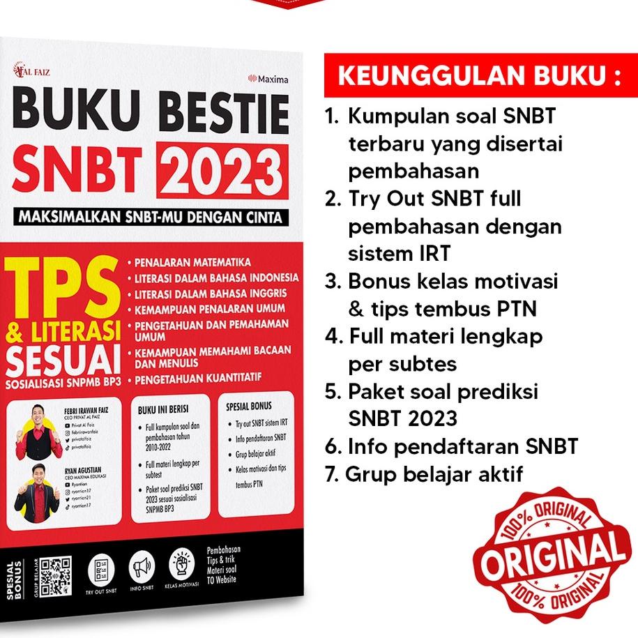 Jual ATI173 Paket Lengkap Buku Bestie UTBK SNBT 2023 TPS Dan Literasi ...