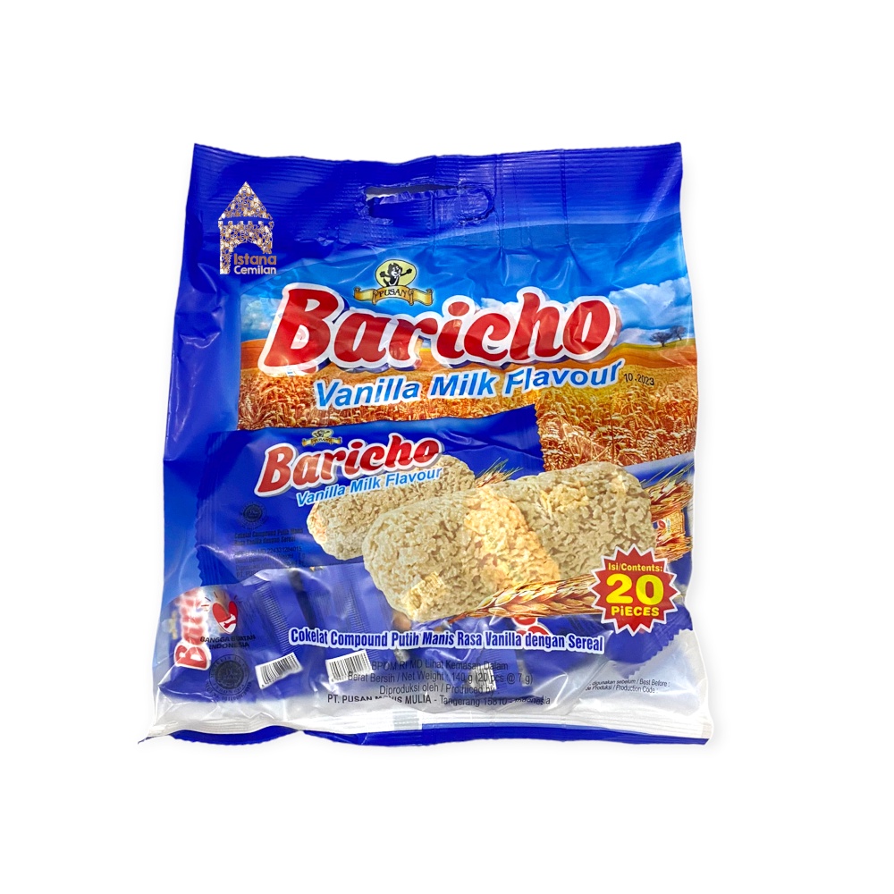 Jual BARICHO Oat Sereal Gandum Cokelat / Strawberry / Vanilla (isi 20 ...