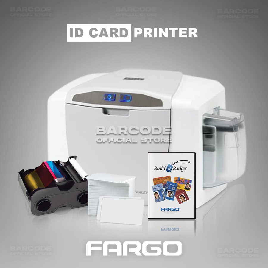 Jual Fargo C50 Paket Lengkap ID Card Printer Ribbon Blankcard Shopee Indonesia