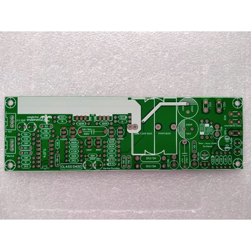 Jual pcb amplifier ClassD D400 fix gass mungil | Shopee Indonesia