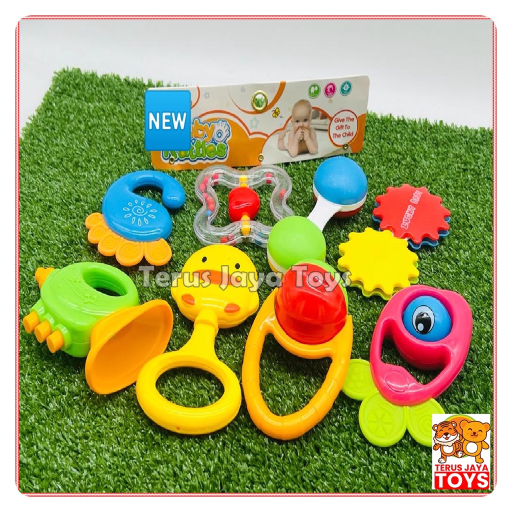 Jual MAINAN BABY PLAY SET ISI 6PCS MAINAN BAYI KERINCINGAN/MUSICAL BABY ...