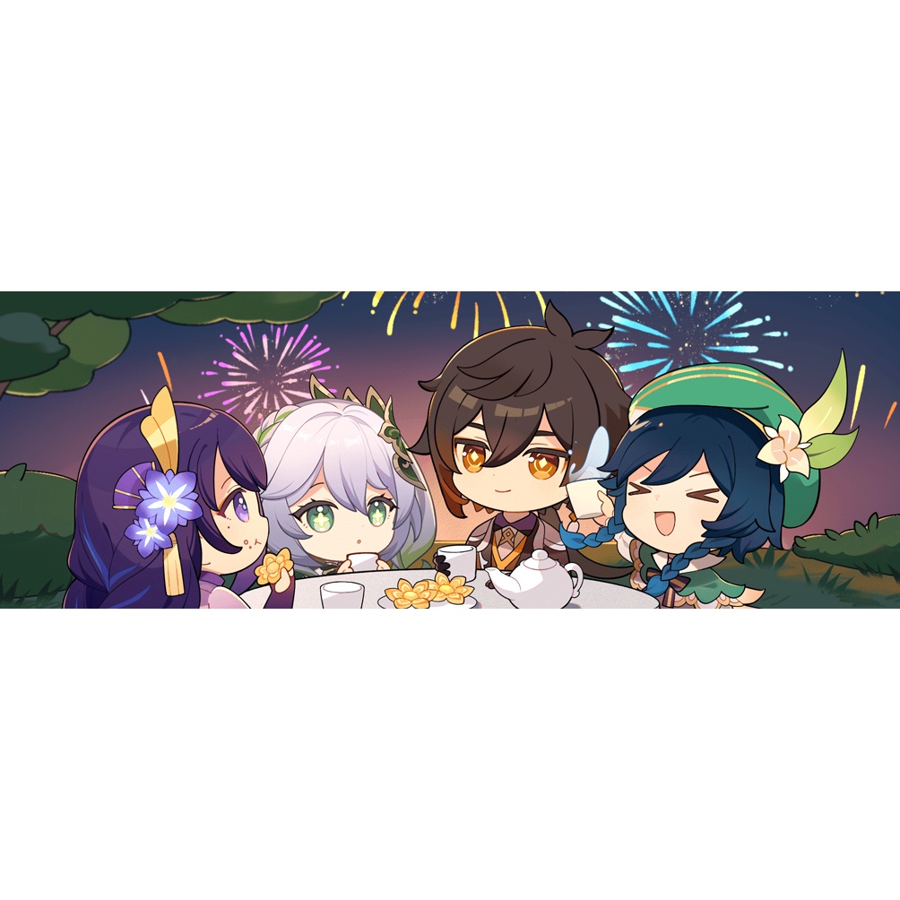 Jual Stiker Slap Genshin Impact Chibi Lantern Rite 2023 | BANA | Shopee ...