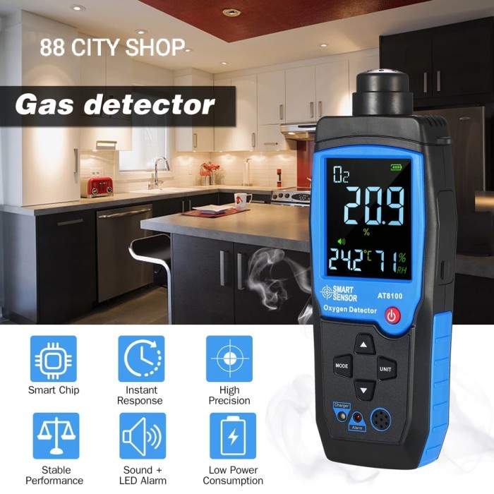 Jual Sensor Gas Detector Oxygen O2 Oxygen Detector Oxygen Meter Sensor ...