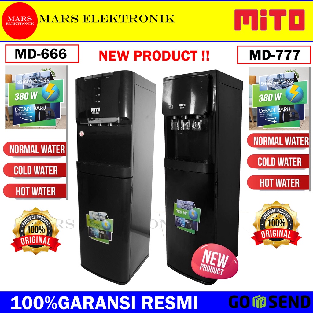 Jual DISPENSER MITO GALON BAWAH MD-666/ DISPENSER MITO MD-666 | Shopee ...