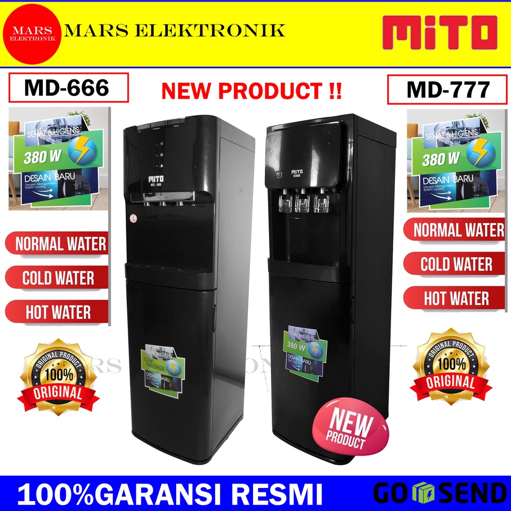 Jual Dispenser Mito Galon Bawah Md 666 Dispenser Mito Md 666 Shopee Indonesia 9884