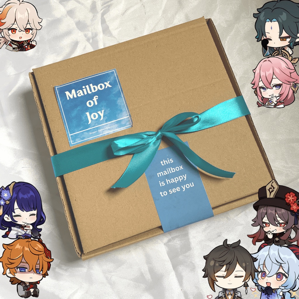 Jual Genshin Impact Mailbox Hampers Snack Box Anime Hadiah Wisuda Ultah