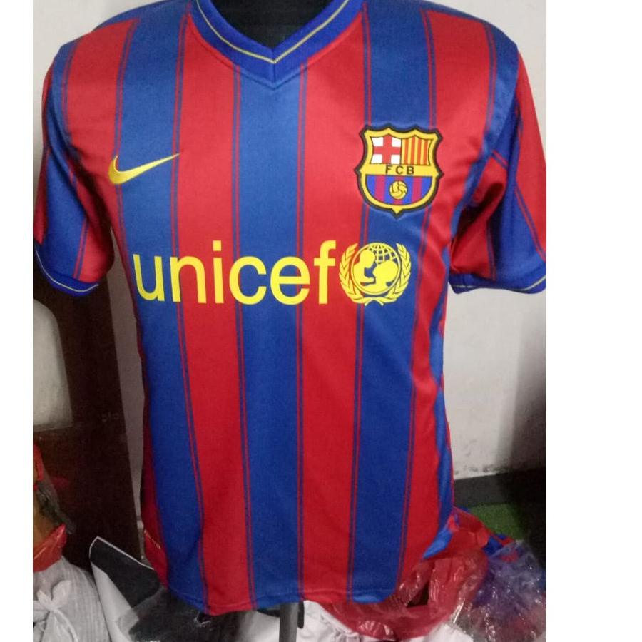 Jual Jersey Barcelona_ Retro Barca. Jadul Tahun 2010 Home (KODE W4733 ...