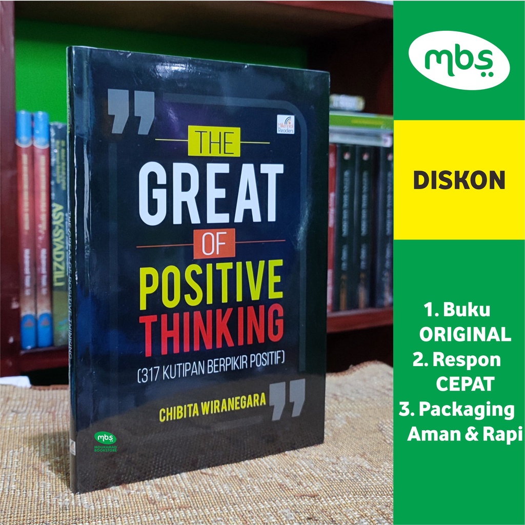 Jual BUKU THE GREAT OF POSITIVE THINKING - 317 Kutipan Berpikir Positif ...