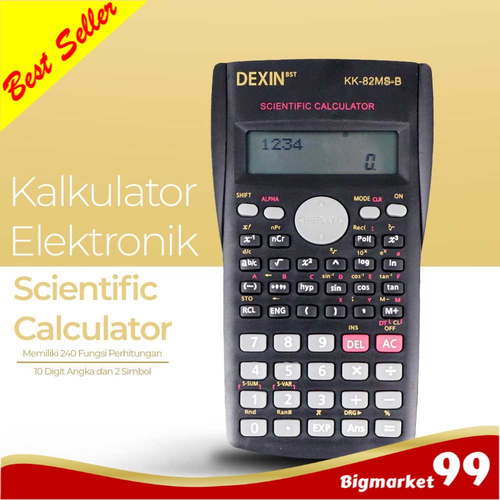 Jual Kalkulator Scientific Ilmiah Elektronik Calculator 240 Fungsi ...