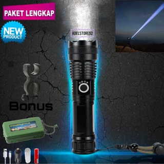 Senter Belor Jarak Jauh 2000 Meter 2Km Ori Jumbo Senter LED Cas