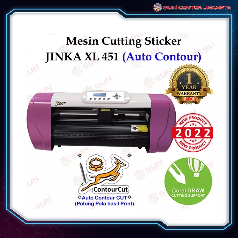 Jual Mesin Cutting Sticker Jinka Auto Contour Cut Terbaru - XL 451 ...