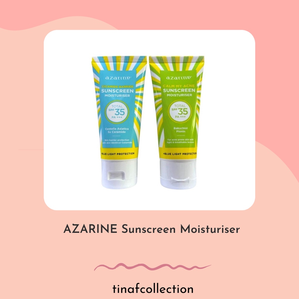 Jual AZARINE Sunscreen Moisturiser CALM MY ACNE / CERAMIDE BARRIER ...