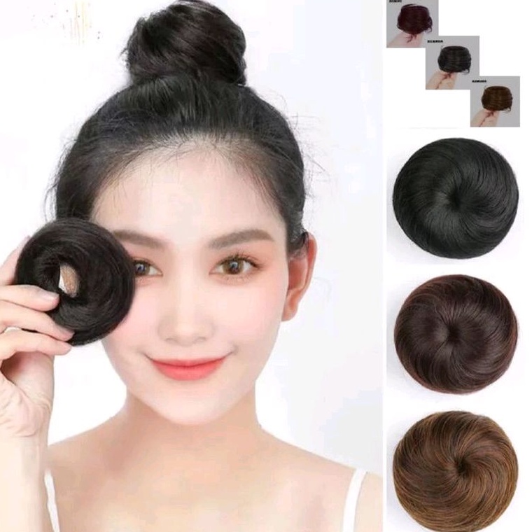 Jual IKAT RAMBUT WIG CEPOL RAMBUT PALSU KARET RAMBUT SINTETIS HAIR BAND