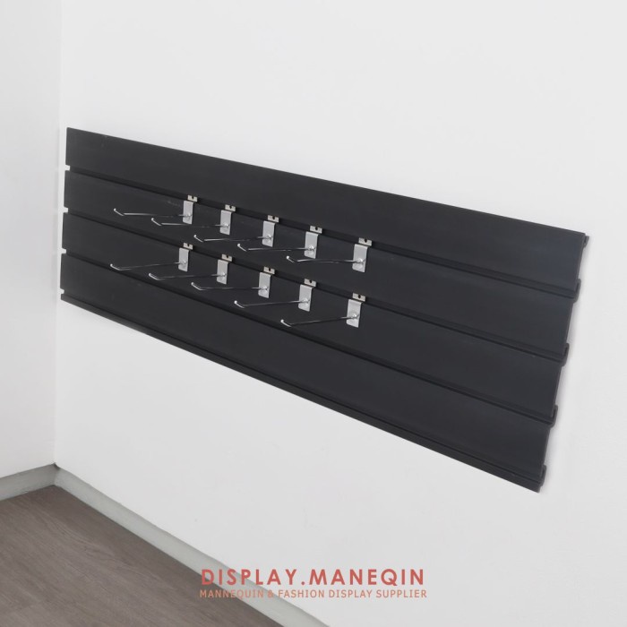 Jual #####] Slat Wall Wallpanel Display Dinding Panel Bahan PVC Panel ...