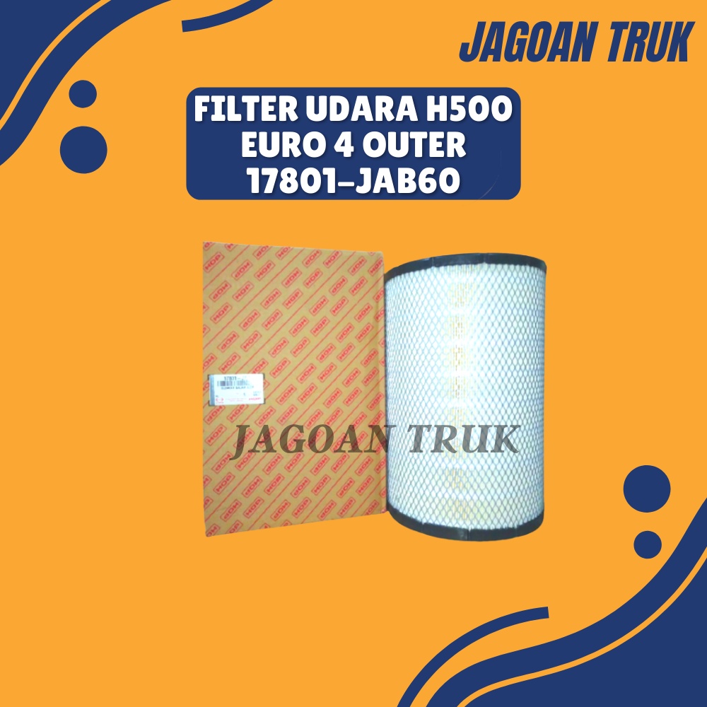 Jual FILTER UDARA HINO 500 EURO 4 17801-JAB60/ELEMENT S/A AIR CLEANER ...
