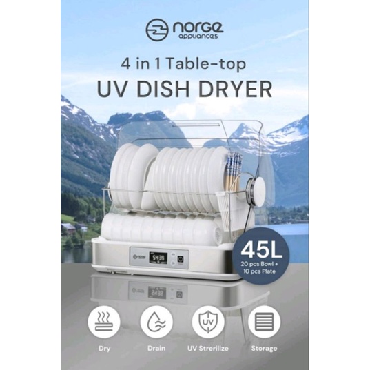 Jual 4 in 1 Tabletop UV Dish Dryer / Sterilizer Alat Makan
