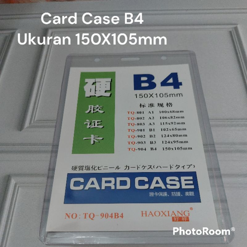 Jual Card Case B4 (20) Kartu Plastik Panitia Id Card Nametag Plastik ...