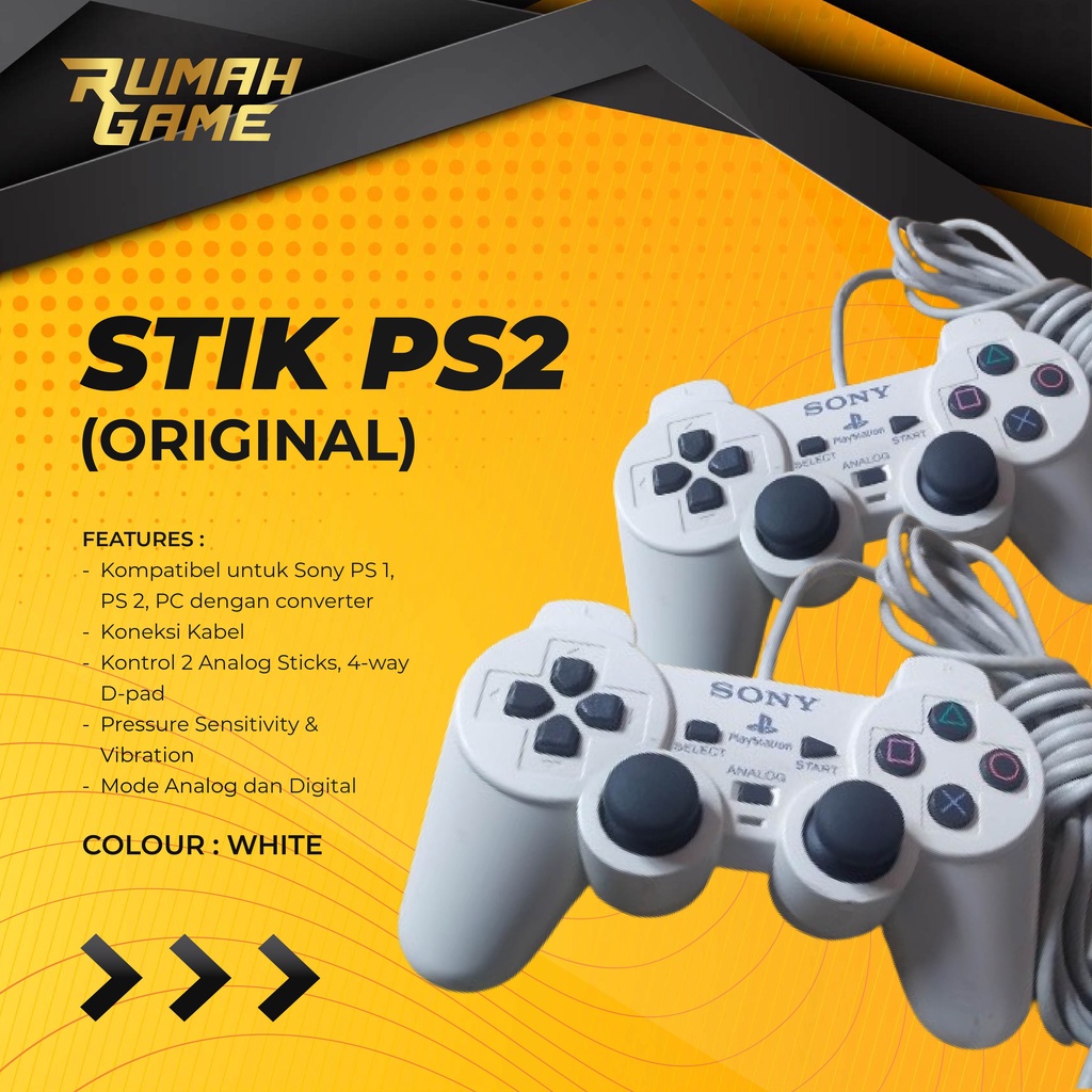 Jual Stick Ps2 Sony Stick ORI PABRIK PS2 Sony Gamepad Ps 2 Sony