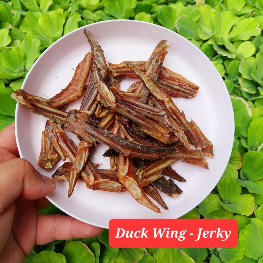 Jual Dehydrated Duck Wing JERKY Dog Snack Cemilan Makanan Anjing
