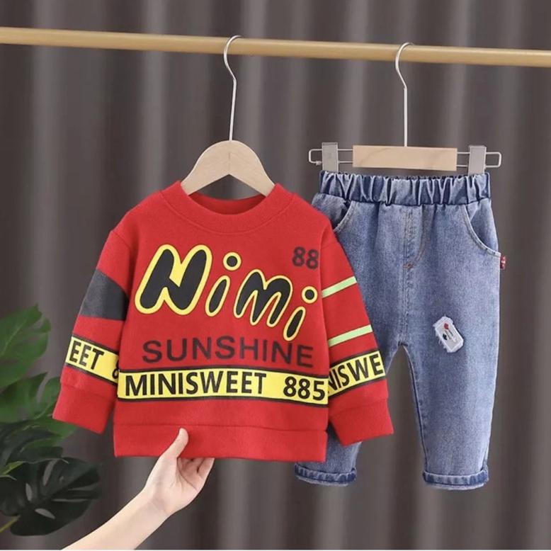 Jual baju dan celana panjang ardan levis anak terbaru 15 tahun (KODE 7763) Shopee Indonesia