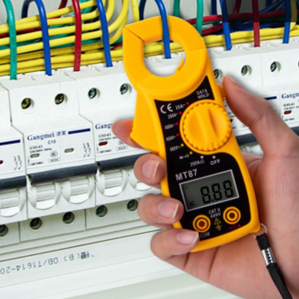 Jual Tang Multimeter Digital Clamp Meter MT87 Tang Ampere Multimeter MT ...