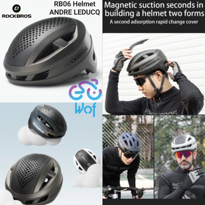 Jual ROCKBROS RB06 ANDRE LEDUCQ Helm Sepeda Bicycle Helmet Bike ...