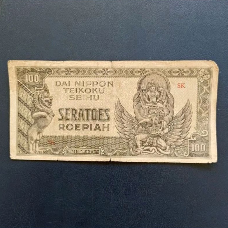 Jual Uang Kuno 100 Rupiah 1944 Garuda Wisnu Kencana Zaman Jepang Di ...