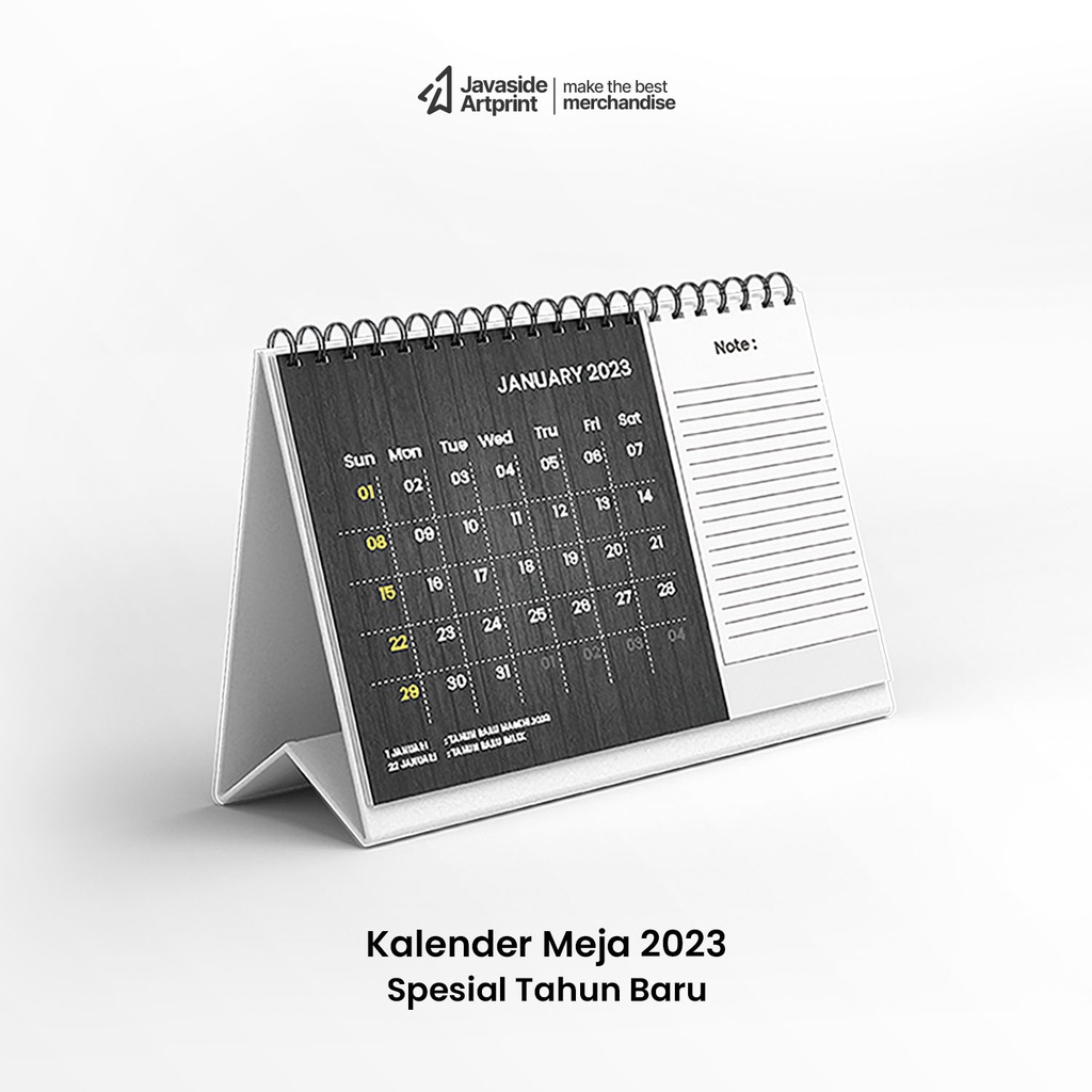 Jual Kalender Meja 2023 Souvenir Tahun Baru Dekorasi Calendar Duduk Special Happy New Year 