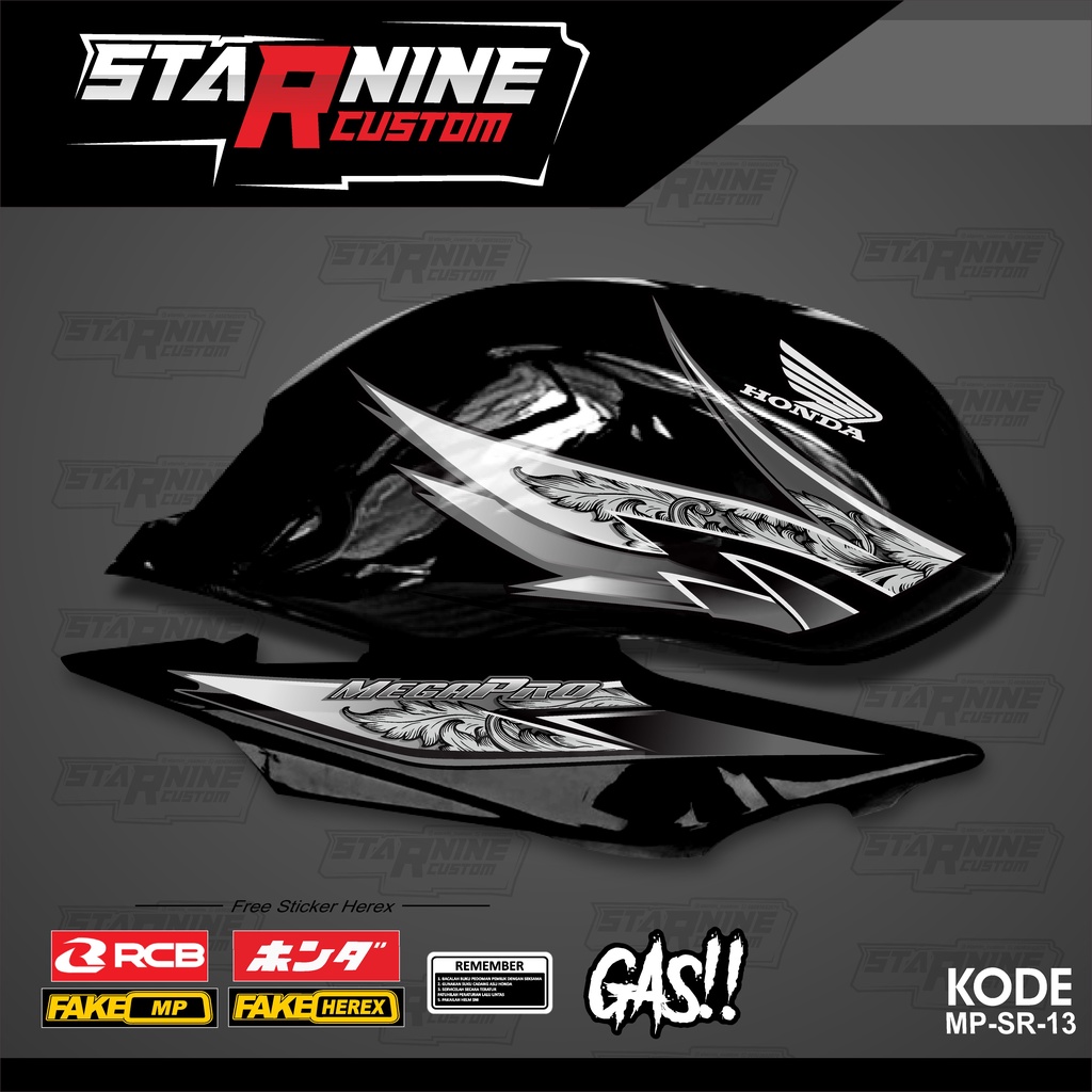 Jual striping megapro primus variasi hologram stiker mp primus | Shopee ...