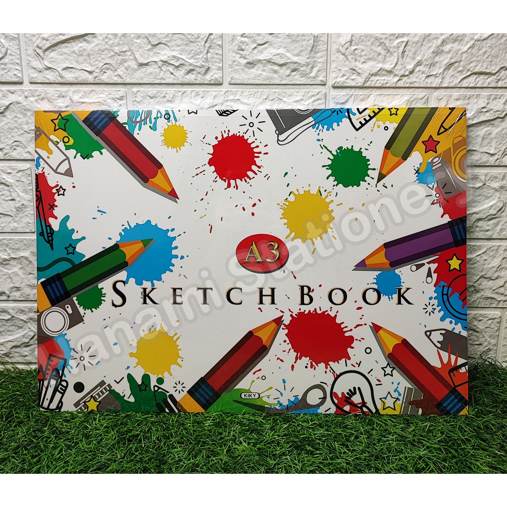 Jual Kiky Sketchbook / Buku gambar sketsa A3 Shopee Indonesia