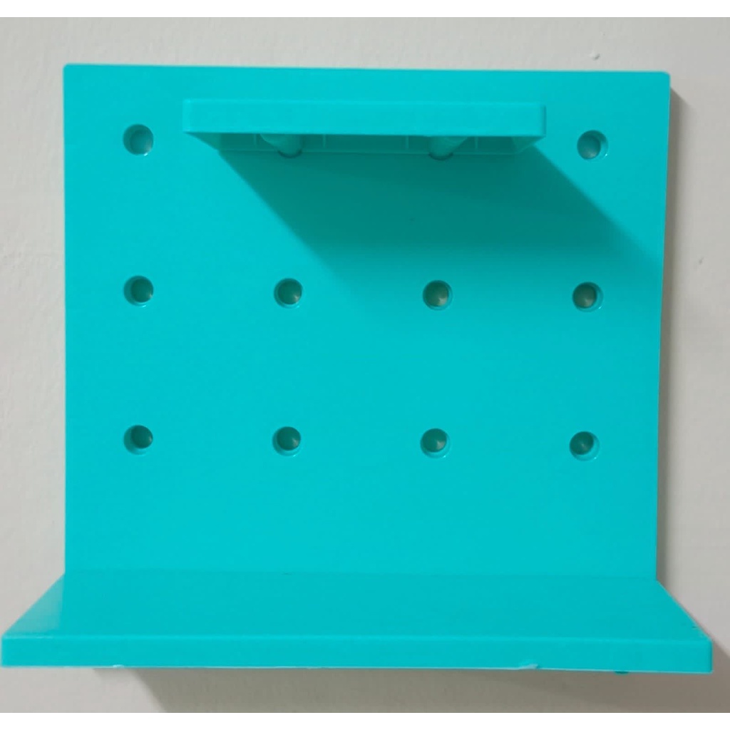 Jual Wall Hole Pegboard Peg Board With Shelf Selfadhesive Shopee