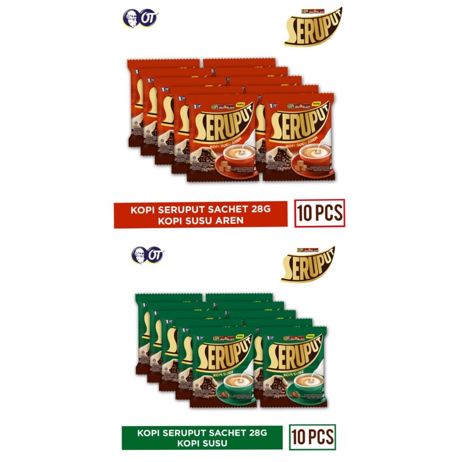 Jual Kopi susu sachet seruput renceng ( isi 10 ) kopi enak dan murah Shopee Indonesia