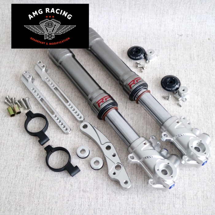 Jual Shock Depan NMAX Upside Down RPD Titanium / Grey Front ...