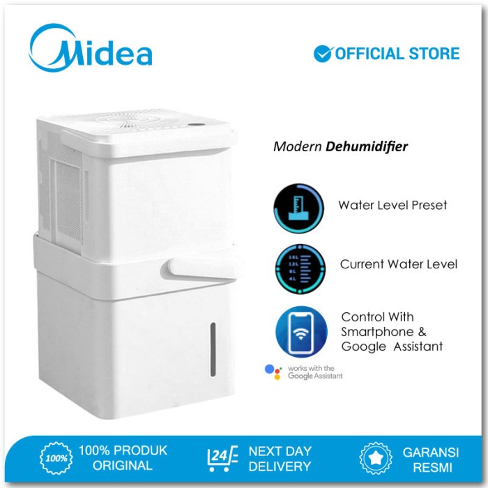 Jual Pure Midea Rubik'S Cube Dehumidifier Mddm20Den7 Shopee Indonesia
