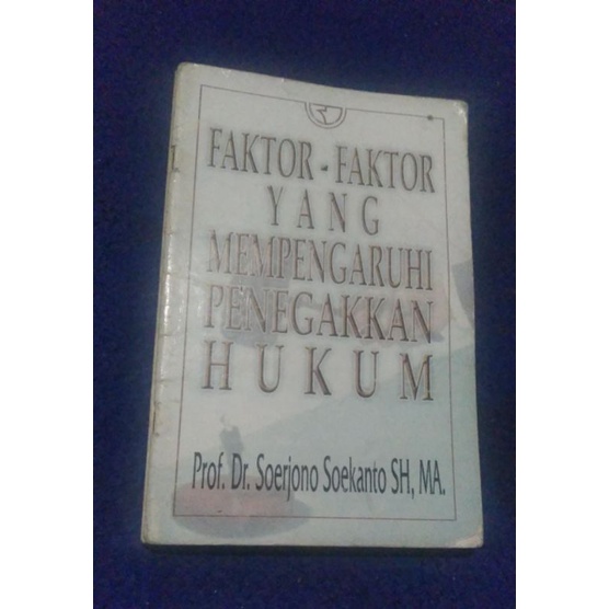 Jual Faktor Faktor Yang Mempengaruhi Penegakkan Hukum-Soerjono Soekanto ...