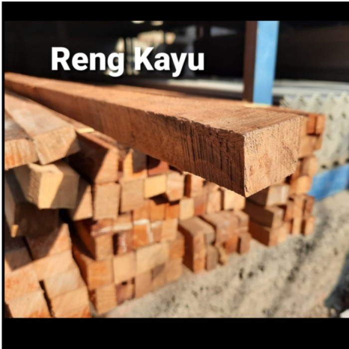 Jual RENG KAYU MERANTI PER IKAT 10 BATANG KAYU BALOK 3X4