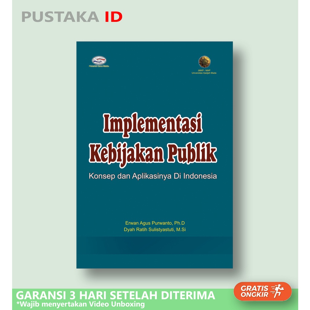 Jual Buku Implementasi Kebijakan Publik Konsep dan Aplikasinya di ...