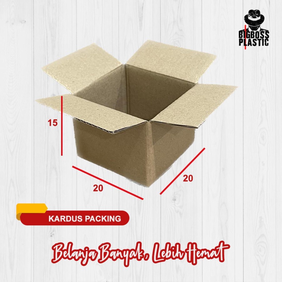 Jual KARDUS PACKING 20x20x15 / BOX / DUS | Shopee Indonesia