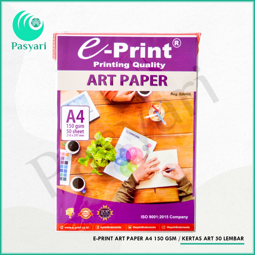 Jual E Print Art Paper A4 150 Gsm Kertas Art 50 Lembar Shopee Indonesia