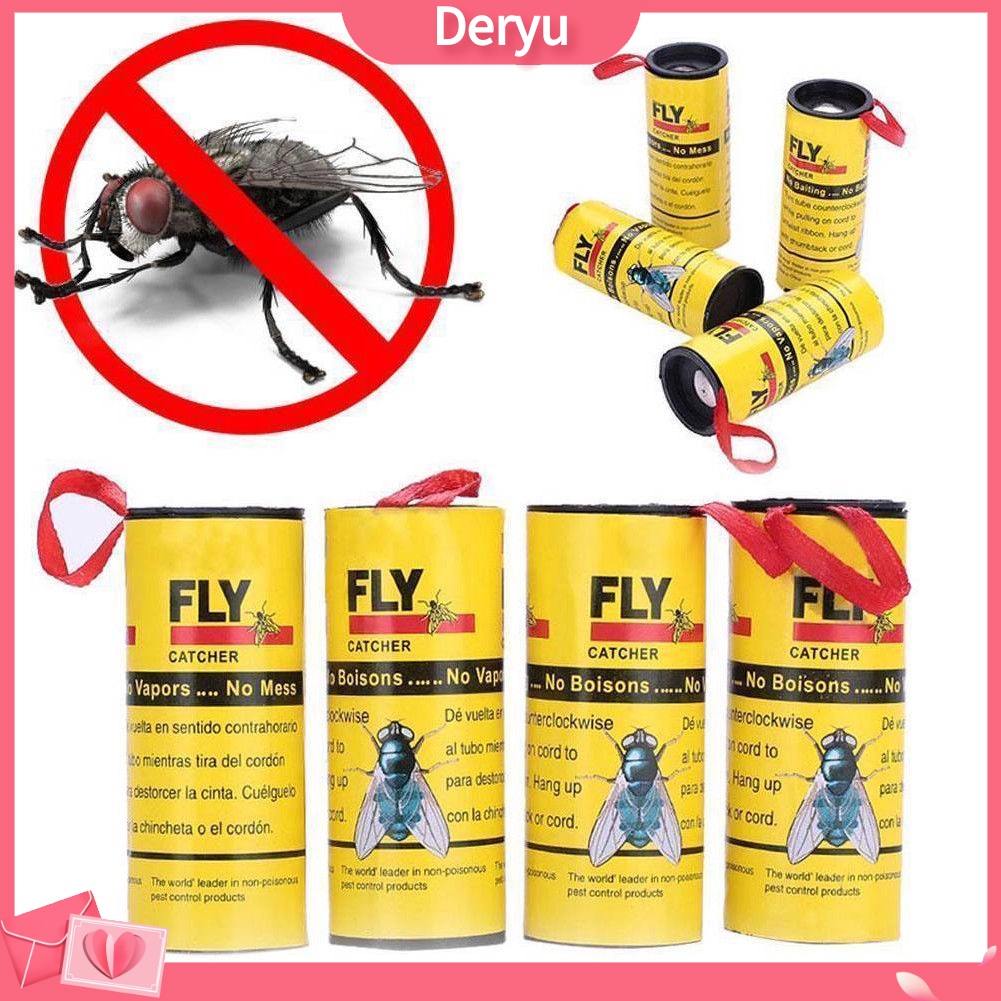 Jual {deryu} 4roll Lem Serangga Bug Kertas Pembunuh Penangkap Lalat ...