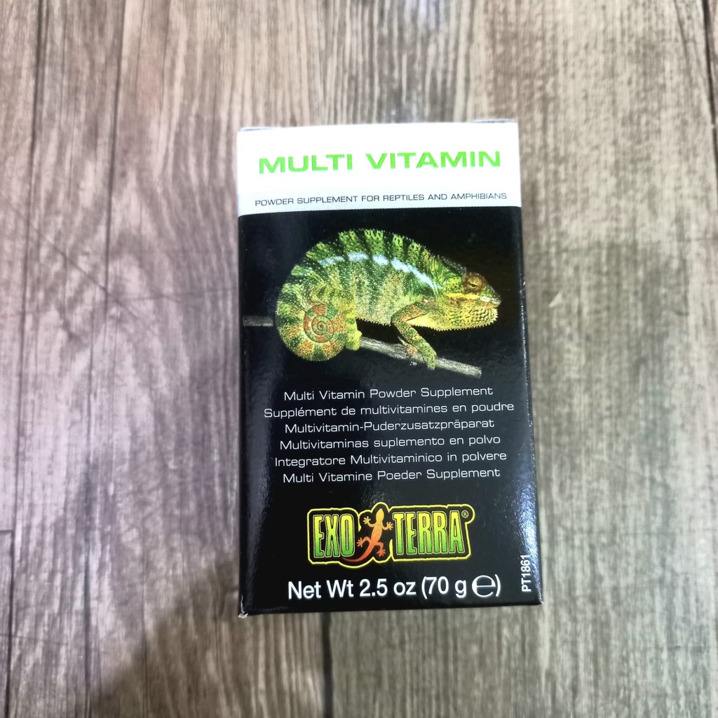Jual EXOTERRA MULTIVITAMIN 70 GRAM VITAMIN REPTILE TORTO SULCATA
