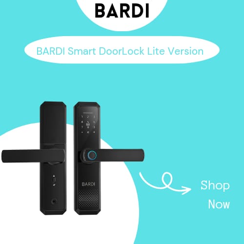 Jual Bardi Smart Door Lock With Handle Lite Version Shopee Indonesia